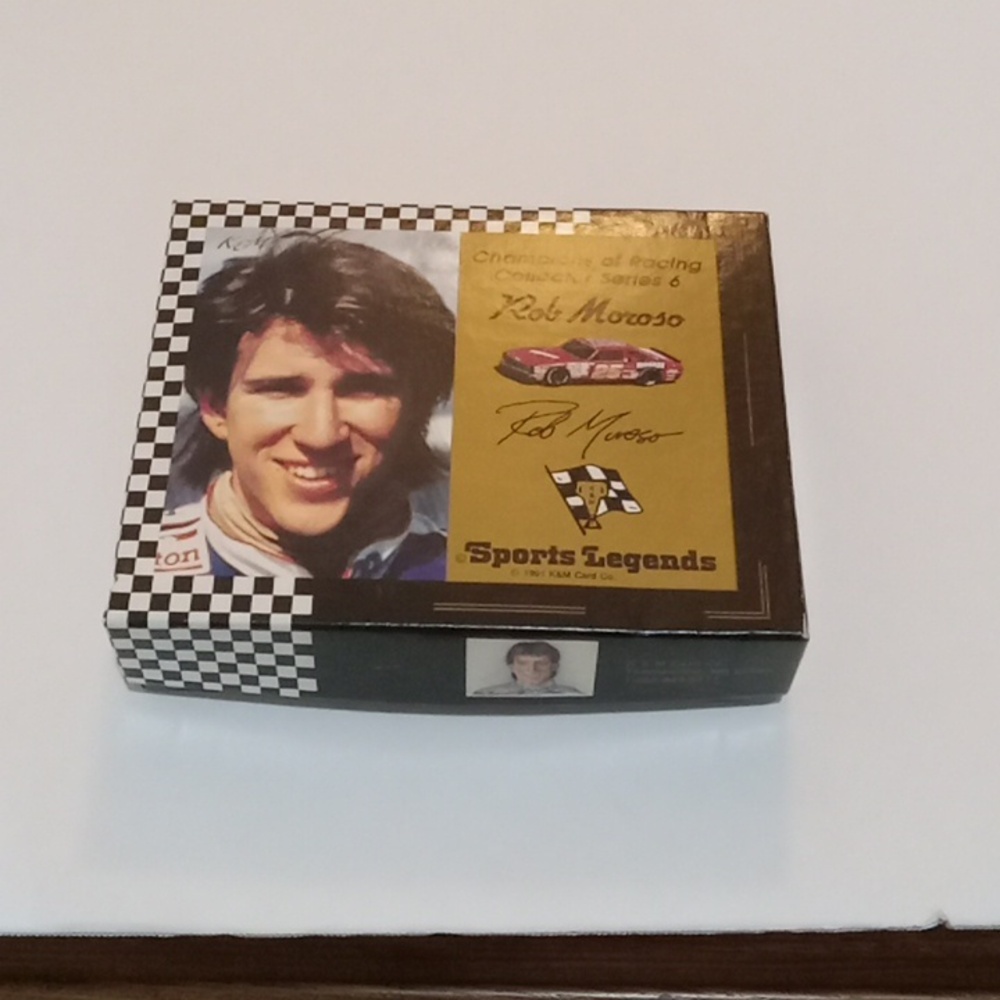 Rob Moroso Collectible Nascar Driver Trading Card Complete Set